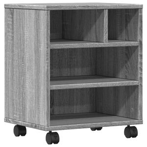 vidaXL &Beta;ά&sigma;&eta; &Epsilon;&kappa;&tau;&upsilon;&pi;&omega;&tau;ή &mu;&epsilon; &Rho;ό&delta;&epsilon;&sigmaf; &Gamma;&kappa;&rho;&iota; Sonoma 41 x 32 x 48 &epsilon;&kappa;.