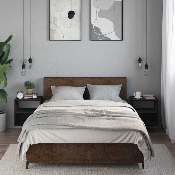 vidaXL &Epsilon;&pi;&iota;&tau;&omicron;ί&chi;&iota;&alpha; &kappa;&omicron;&mu;&omicron;&delta;ί&nu;&alpha; 2 &tau;&epsilon;&mu;ά&chi;&iota;&alpha; &Mu;&alpha;ύ&rho;&omicron; 40x31x39,5 cm