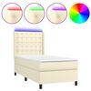 vidaXL &Kappa;&rho;&epsilon;&beta;ά&tau;&iota; Boxspring &mu;&epsilon; &Sigma;&tau;&rho;ώ&mu;&alpha; & LED &Kappa;&rho;&epsilon;&mu; 90x200 &epsilon;&kappa;. &Sigma;&upsilon;&nu;&theta;. &Delta;έ&rho;&mu;&alpha;