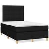 vidaXL &Kappa;&rho;&epsilon;&beta;ά&tau;&iota; Boxspring &mu;&epsilon; &Sigma;&tau;&rho;ώ&mu;&alpha; & LED &Mu;&alpha;ύ&rho;&omicron; 120x190 &epsilon;&kappa;. &Upsilon;&phi;&alpha;&sigma;&mu;ά&tau;&iota;&nu;&omicron;