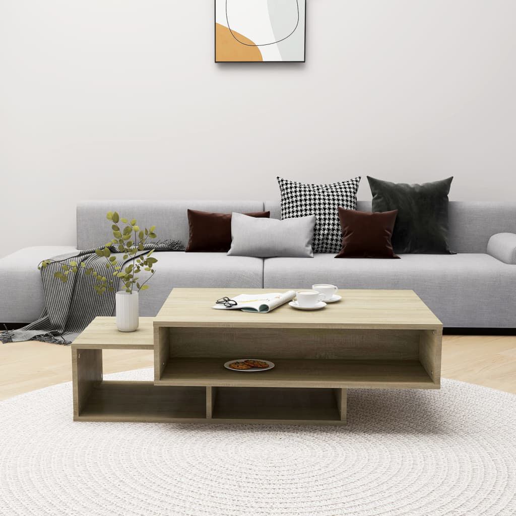 vidaXL Τραπεζάκι Σαλονιού Sonoma Δρυς 105 x 55 x 32 εκ από Επεξ. Ξύλο
