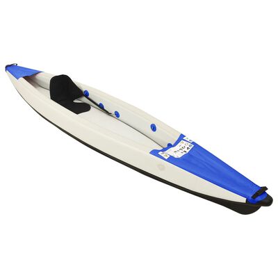 vidaXL Καγιάκ Φουσκωτό Μπλε 375 x 72 x 31 εκ. από Πολυεστέρα