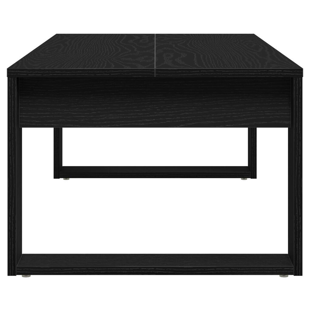 vidaXL Καφέ Τραπεζάκι Μαύρο Δρυς 102x50x35 εκ. Ξύλο Επεξεργασμένο