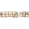 vidaXL &Sigma;&epsilon;&iota;&rho;ά &Kappa;&alpha;&nu;&alpha;&pi;έ &Epsilon;&xi;&omega;&tau;&epsilon;&rho;&iota;&kappa;&omicron;ύ 7 pcs &Lambda;&epsilon;&upsilon;&kappa;ό 59 x 59 x 37 &epsilon;&kappa;