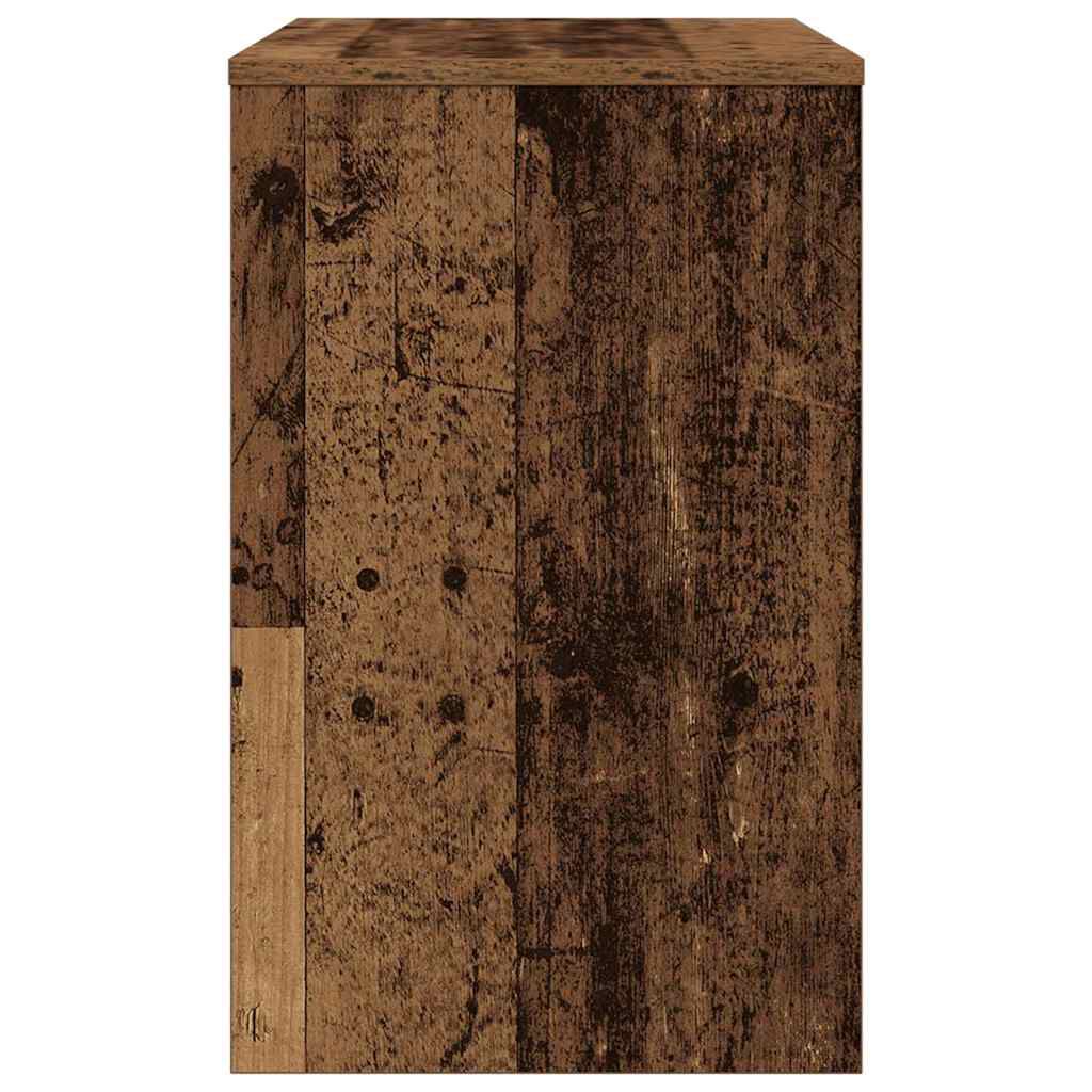 vidaXL Φωτιστικό Τραπεζάκι 3 pcs Παλαιό ξύλο 60 x 35 x 56 εκ.