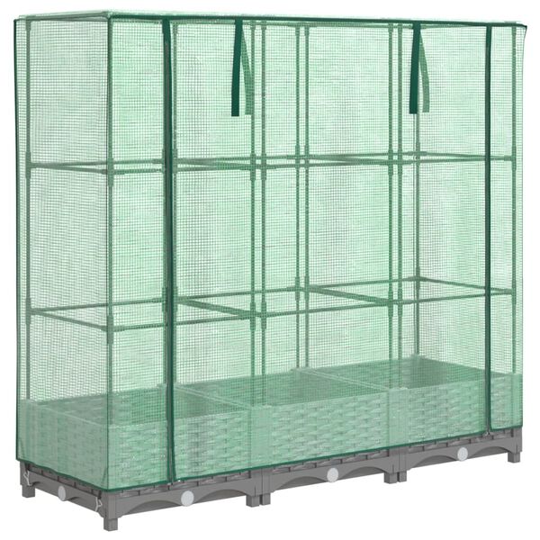 vidaXL &Zeta;&alpha;&rho;&nu;&tau;&iota;&nu;&iota;έ&rho;&alpha; &Upsilon;&pi;&epsilon;&rho;&upsilon;&psi;. &Kappa;ά&lambda;&upsilon;&mu;&mu;&alpha; &Theta;&epsilon;&rho;&mu;&omicron;&kappa;&eta;&pi;ί&omicron;&upsilon; Ό&psi;&eta; &Rho;&alpha;&tau;ά&nu; 120x40x123 &epsilon;&kappa;