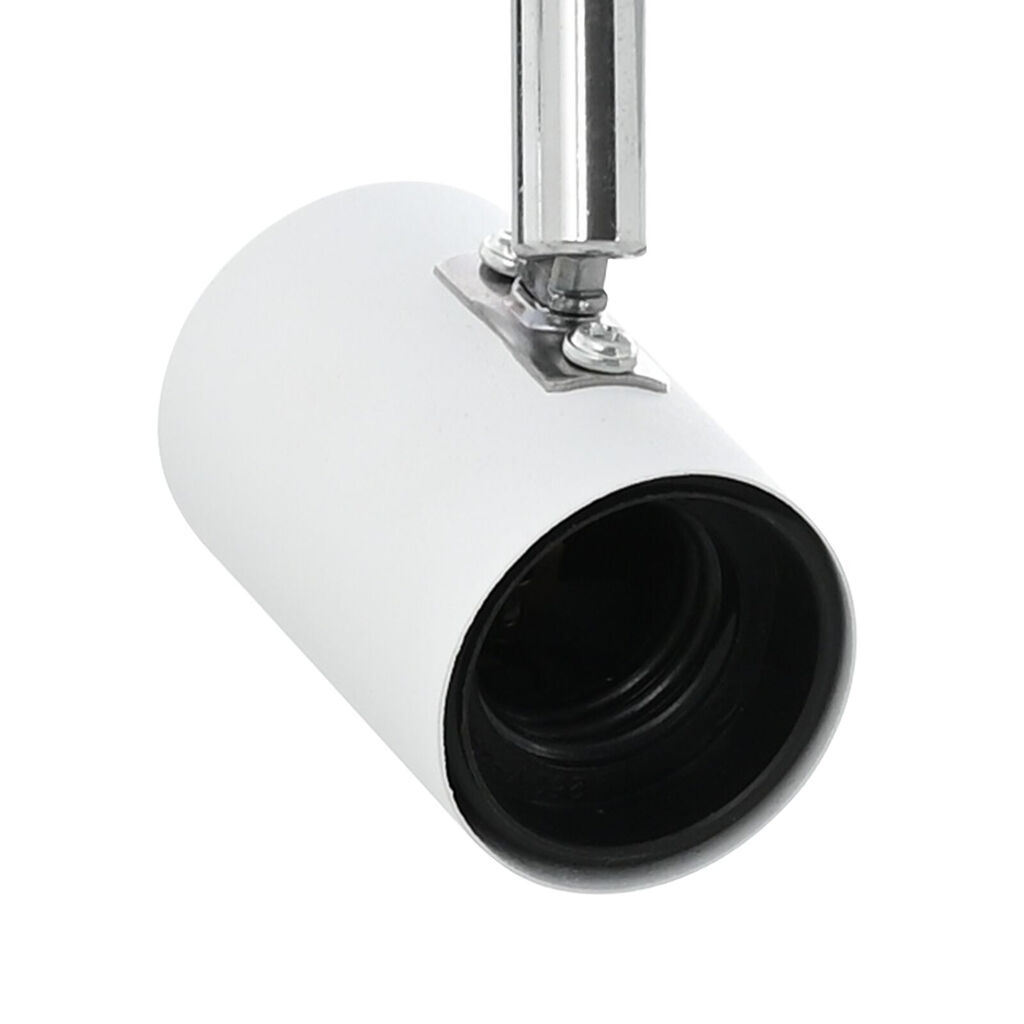 vidaXL Προβολέας οροφής 6 Way Adjustable Λευκό E27