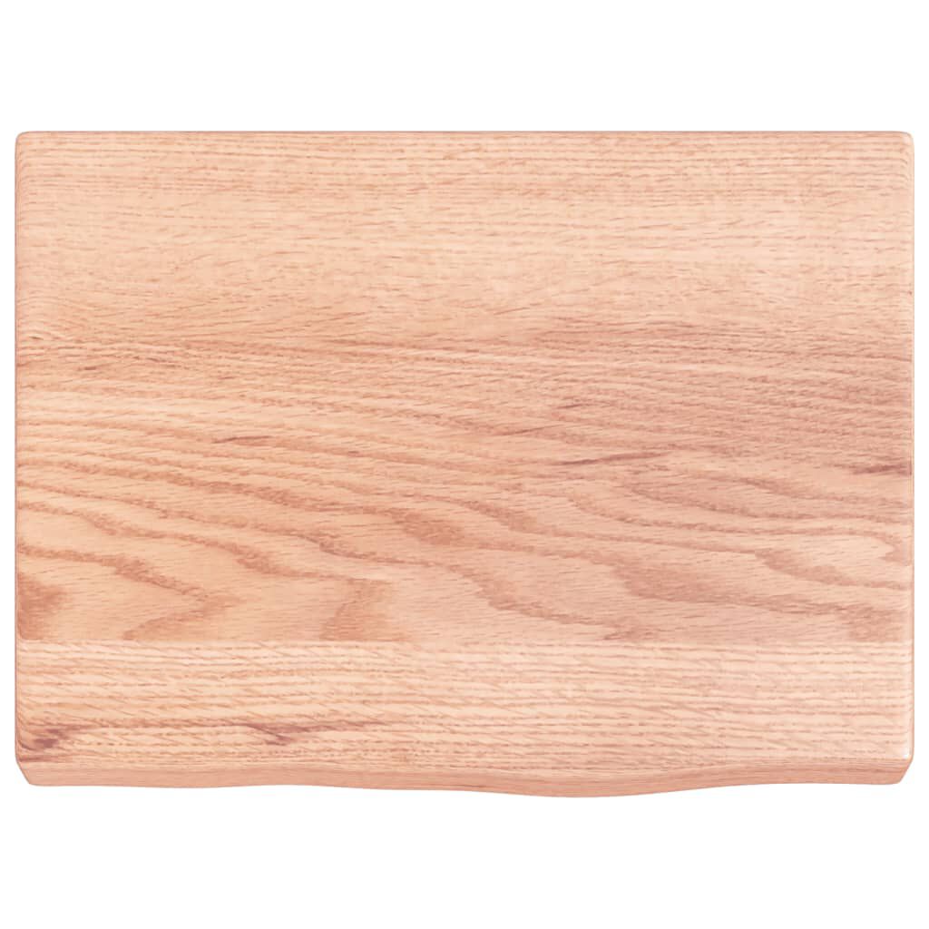 vidaXL Πάγκος Μπάνιου Αν. Καφέ 40x30x(2-4) εκ. Επεξεργ. Μασίφ Ξύλο