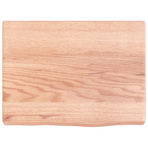 vidaXL Πάγκος Μπάνιου Αν. Καφέ 40x30x(2-4) εκ. Επεξεργ. Μασίφ Ξύλο