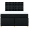 vidaXL &Kappa;&rho;&epsilon;&beta;ά&tau;&iota; Boxspring &mu;&epsilon; &Sigma;&tau;&rho;ώ&mu;&alpha; &Mu;&alpha;ύ&rho;&omicron; 140x190 &epsilon;&kappa;. &Upsilon;&phi;&alpha;&sigma;&mu;ά&tau;&iota;&nu;&omicron;