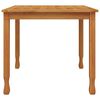 vidaXL Τραπεζαρία Κήπου 85 x 85 x 75 εκ. από Μασίφ Ξύλο Teak