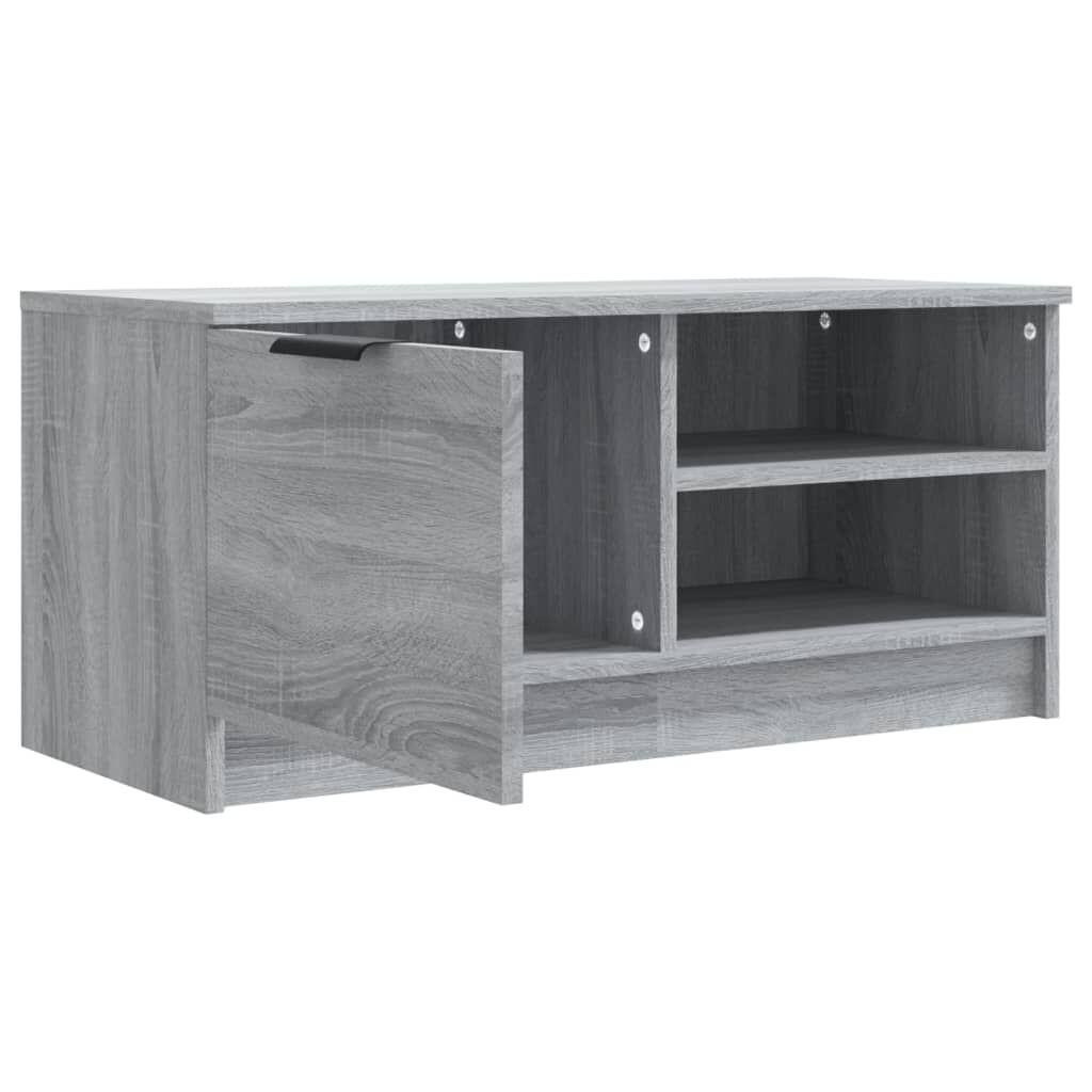 vidaXL Έπιπλα Τηλεόρασης 2 τεμ. Γκρι Sonoma 80x35x36,5 εκ. Επεξ. Ξύλο