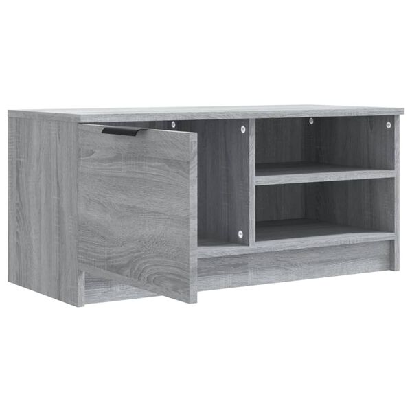vidaXL Έπιπλα Τηλεόρασης 2 τεμ. Γκρι Sonoma 80x35x36,5 εκ. Επεξ. Ξύλο
