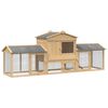 vidaXL Κοτέτσι Καφέ 225 x 60 x 89 εκ