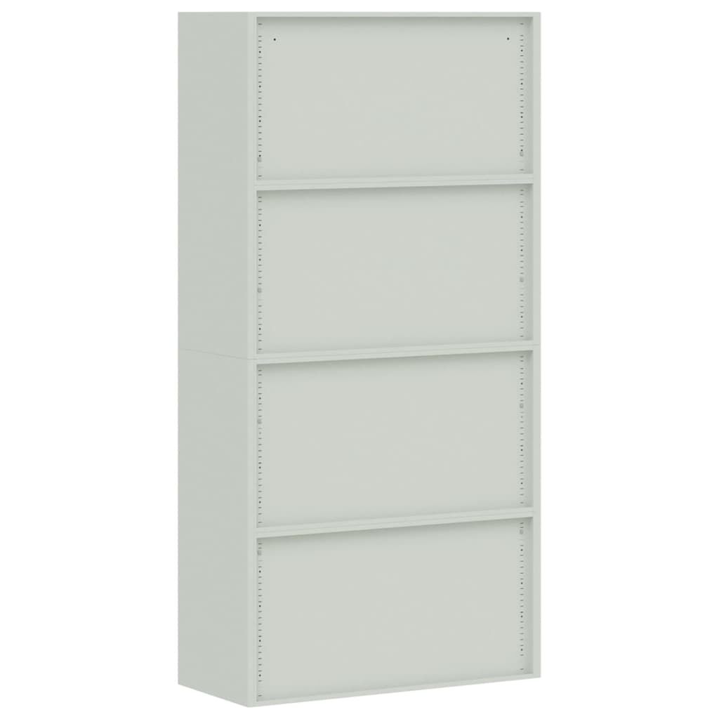 vidaXL Αρχειοθήκη Αν. Γκρι 90 x 40 x 220 εκ. Ατσάλινη