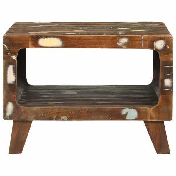 vidaXL Τραπεζάκι σαλονιού 50 x 50 x 35 cm Μασίφ ανακυκλωμένο ξύλο