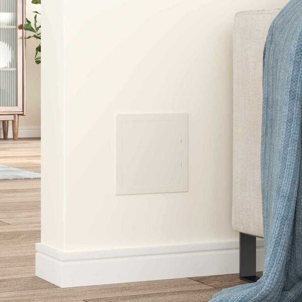 vidaXL Πίνακες Πρόσβασης 2 pcs Λευκό 15 x 15 x 2 εκ. ΑΒΣ Πλαστικό