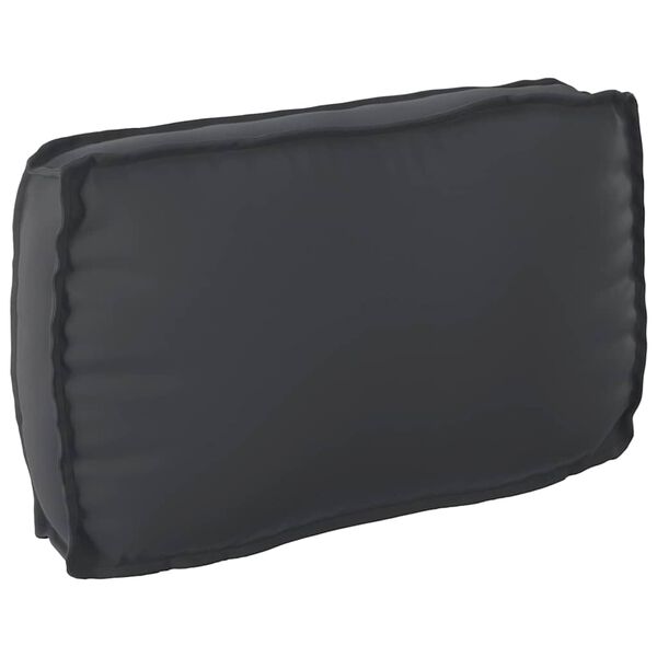 vidaXL Σετ Μαξιλαριών Πάγου 3 pcs Μαύρο 120 x 80 x 12 cm Ύφασμα Oxford