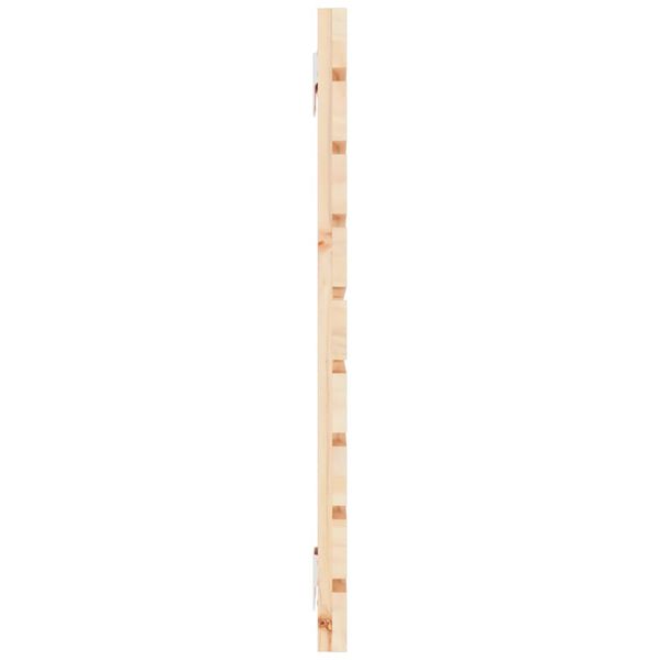 vidaXL Κεφαλάρι Επιτοίχιο 126 x 3 x 63 εκ. από Μασίφ Ξύλο Πεύκου