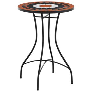 vidaXL &Tau;&rho;&alpha;&pi;έ&zeta;&iota; Bistro &laquo;&Mu;&omega;&sigma;&alpha;ϊ&kappa;ό&raquo; &Tau;&epsilon;&rho;&alpha;&kappa;ό&tau;&alpha;/&Lambda;&epsilon;&upsilon;&kappa;ό &Oslash;50x70 &epsilon;&kappa;. &Kappa;&epsilon;&rho;&alpha;&mu;&iota;&kappa;ό