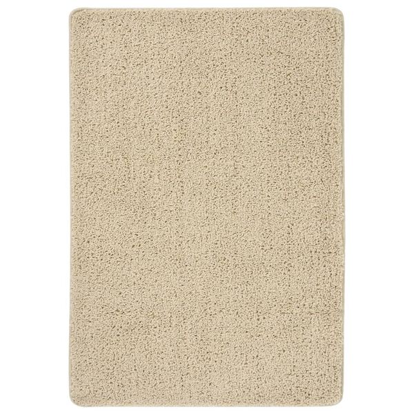 vidaXL Χαλί Shaggy Αντιολισθητικό Κρεμ 160 x 230 εκ.