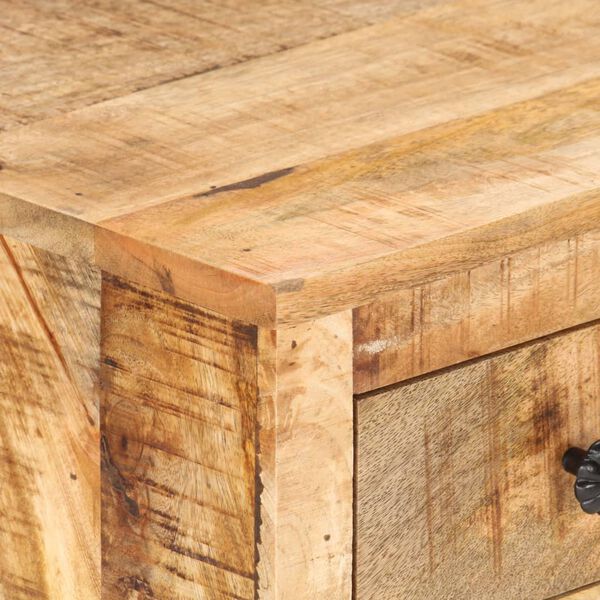 vidaXL Ντουλάπι με Συρτάρια 59x35x75 εκ. από Ακατέργαστο Ξύλο Μάνγκο