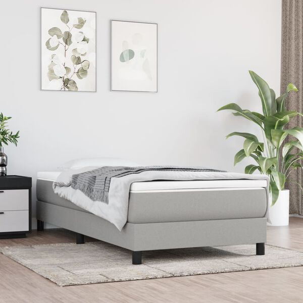 vidaXL &Kappa;&rho;&epsilon;&beta;ά&tau;&iota; Boxspring &mu;&epsilon; &Sigma;&tau;&rho;ώ&mu;&alpha; &Alpha;&nu;&omicron;&iota;&chi;&tau;ό &Gamma;&kappa;&rho;&iota; 100x200 &epsilon;&kappa;. &Upsilon;&phi;&alpha;&sigma;&mu;ά&tau;&iota;&nu;&omicron;