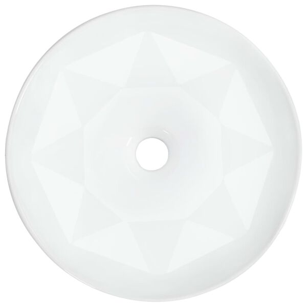 vidaXL Νιπτήρας Λευκός 36 x 14 εκ. Κεραμικός