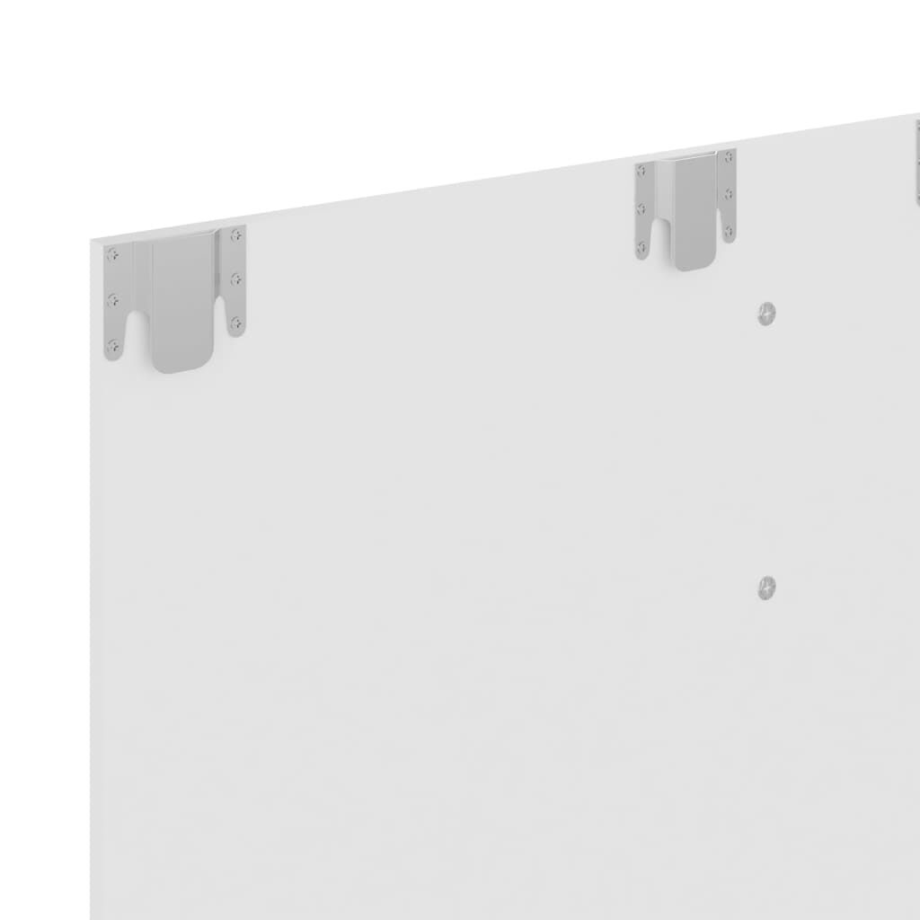 vidaXL Έπιπλο Τηλεόρασης Τοίχου Λευκό 120 x 23,5 x 90 εκ. Μοριοσανίδα