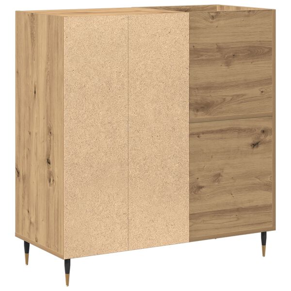 vidaXL Ντουλάπι Δίσκων Παλιού Ξύλου 84,5x38x89 εκ Επεξεργασμένο Ξύλο
