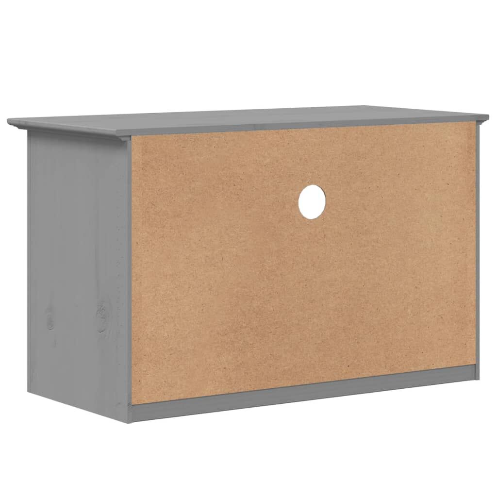 vidaXL Έπιπλο Τηλεόρασης BODO 2 Συρτάρια Γκρι 91,5x44,5x56 εκ. Πεύκο