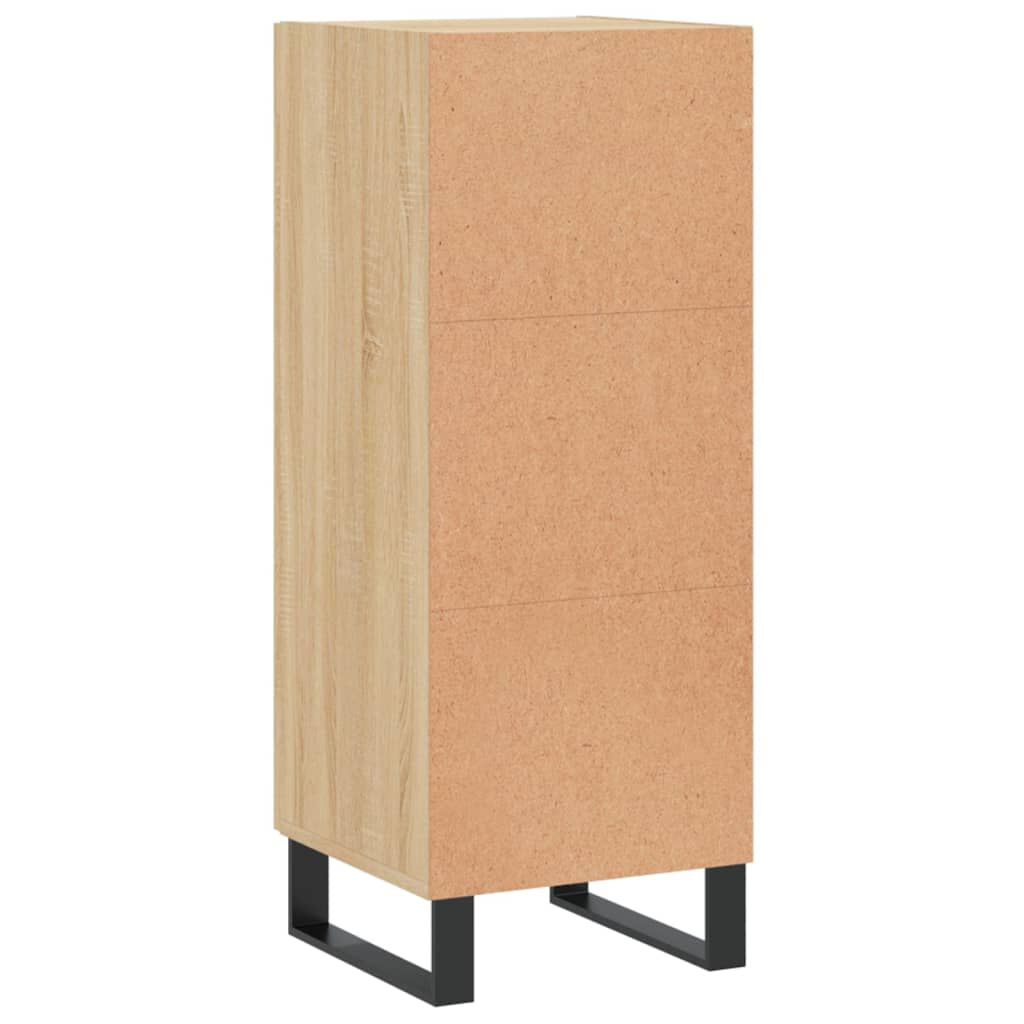 vidaXL Ντουλάπι Sonoma Δρυς 34,5x34x90 εκ. από Επεξεργασμένο Ξύλο