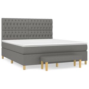 vidaXL &Kappa;&rho;&epsilon;&beta;ά&tau;&iota; Boxspring &mu;&epsilon; &Sigma;&tau;&rho;ώ&mu;&alpha; &Sigma;&kappa;&omicron;ύ&rho;&omicron; &Gamma;&kappa;&rho;&iota; 180x200 &epsilon;&kappa; &Upsilon;&phi;&alpha;&sigma;&mu;ά&tau;&iota;&nu;