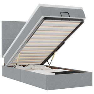 vidaXL &Omicron;&theta;&omega;&mu;&alpha;&nu;&iota;&kappa;ό &kappa;&rho;&epsilon;&beta;ά&tau;&iota; &mu;&epsilon; &sigma;&tau;&rho;ώ&mu;&alpha; & LEDs &Alpha;&nu;&omicron;&iota;&chi;&tau;ό &gamma;&kappa;&rho;&iota; 90x200cm Ύ&phi;&alpha;&sigma;&mu;&alpha;