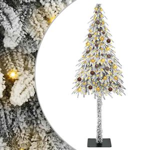vidaXL &Chi;&rho;&iota;&sigma;&tau;&omicron;&upsilon;&gamma;&epsilon;&nu;&nu;&iota;ά&tau;&iota;&kappa;&omicron; &Delta;έ&nu;&tau;&rho;&omicron; &mu;&epsilon; 300 LED &Lambda;&epsilon;&upsilon;&kappa;ό 210 cm &Pi;&Epsilon; &kappa;&alpha;&iota; &Alpha;&tau;&sigma;ά&lambda;&iota;