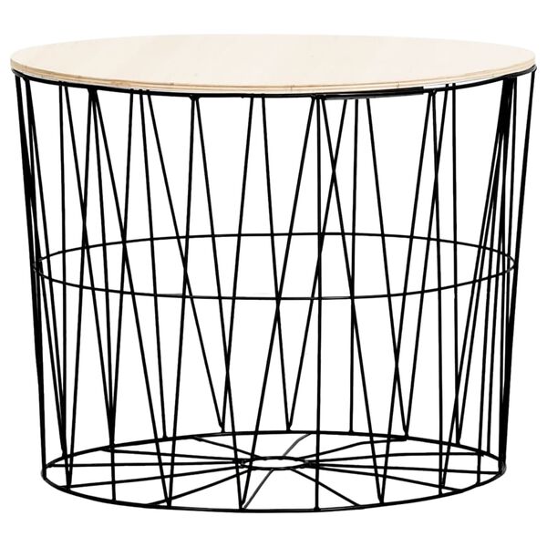 vidaXL Τραπεζάκια Σαλονιού 4 τεμ. Μαύρα