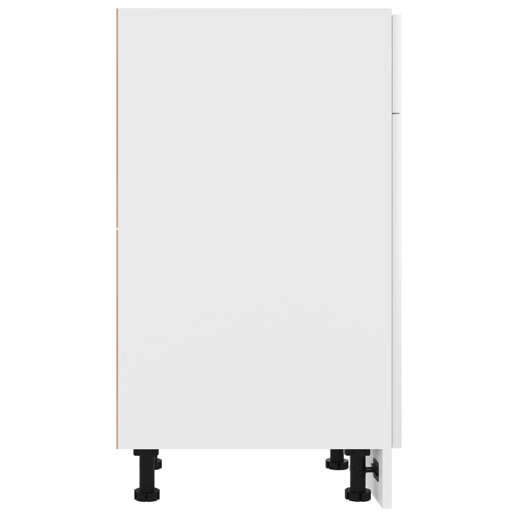 vidaXL Ντουλάπι με Συρτάρι Lyon Λευκό 40x46x81,5 εκ. Επεξ. Ξύλο