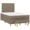 vidaXL &Kappa;&rho;&epsilon;&beta;ά&tau;&iota; Boxspring &mu;&epsilon; &Sigma;&tau;&rho;ώ&mu;&alpha; Taupe 120x200 &epsilon;&kappa;. &Upsilon;&phi;&alpha;&sigma;&mu;ά&tau;&iota;&nu;&omicron;