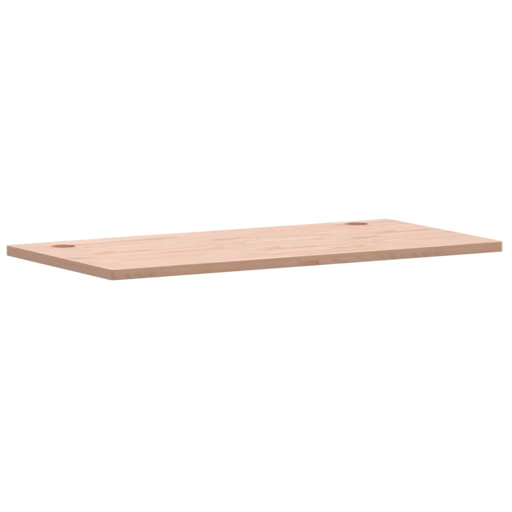 vidaXL Επιφάνεια Γραφείου 110x55x2,5 εκ. από Μασίφ Ξύλο Οξιάς