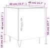 vidaXL Κομοδίνα 2 τεμ. Sonoma Δρυς 40x40x50 εκ. από Επεξεργασμένο Ξύλο