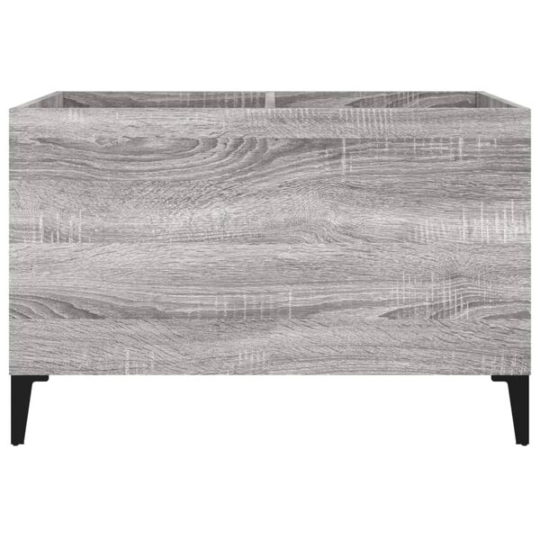 vidaXL Δισκοθήκη Γκρι Sonoma 74,5 x 38 x 48 εκ. από Επεξεργασμένο Ξύλο