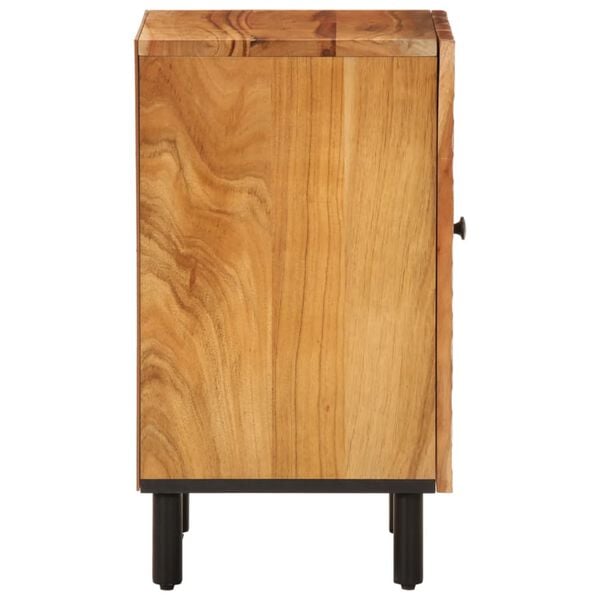 vidaXL Ντουλάπι Μπάνιου 38 x 33 x 58 εκ. από Μασίφ Ξύλο Ακακίας