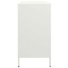 vidaXL Ντουλάπι Λευκό 68x39x73,5 εκ. από Χάλυβα Ψυχρής Έλασης
