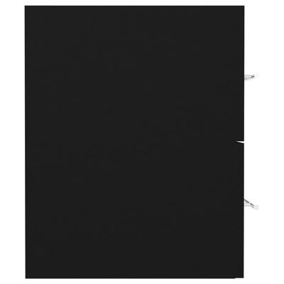 vidaXL Ντουλάπι Νιπτήρα Μαύρο 41 x 38,5 x 48 εκ. από Μοριοσανίδα