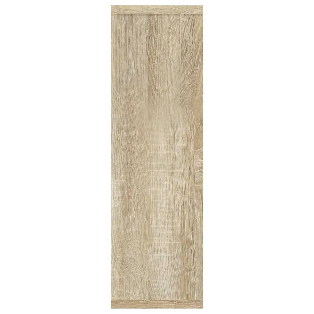 vidaXL Ραφιέρα Τοίχου Sonoma Δρυς 85x16x52,5 εκ. Επεξεργασμένο Ξύλο