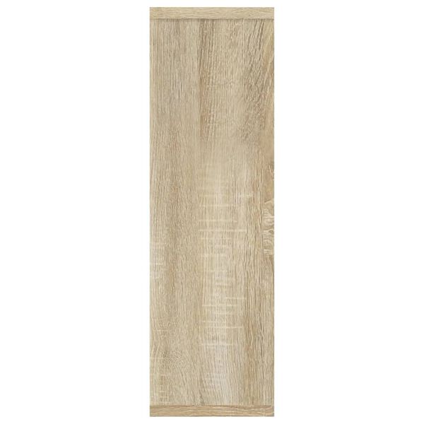 vidaXL Ραφιέρα Τοίχου Sonoma Δρυς 85x16x52,5 εκ. Επεξεργασμένο Ξύλο