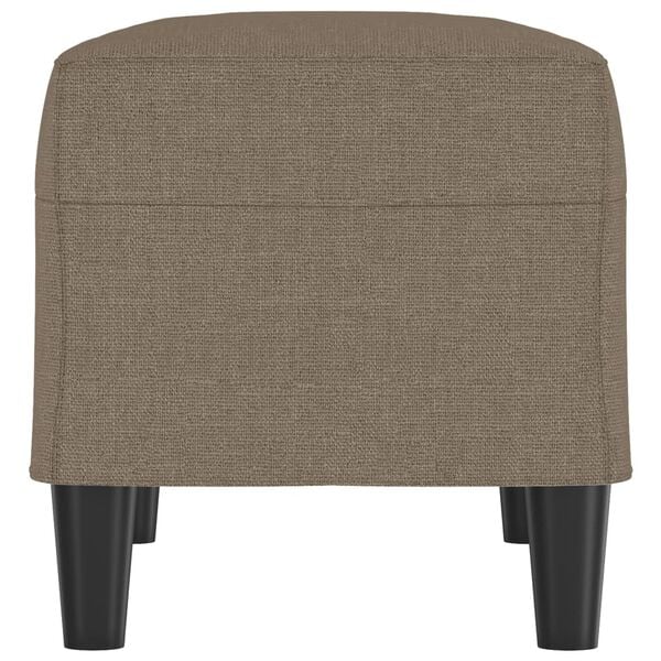 vidaXL Πάγκος Taupe 70 x 35 x 41 εκ. Υφασμάτινος