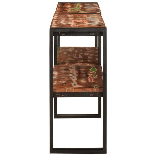 vidaXL Τραπέζι Κονσόλας 160x33x75 εκ Μασίφ Ξύλο Ανάκτηση