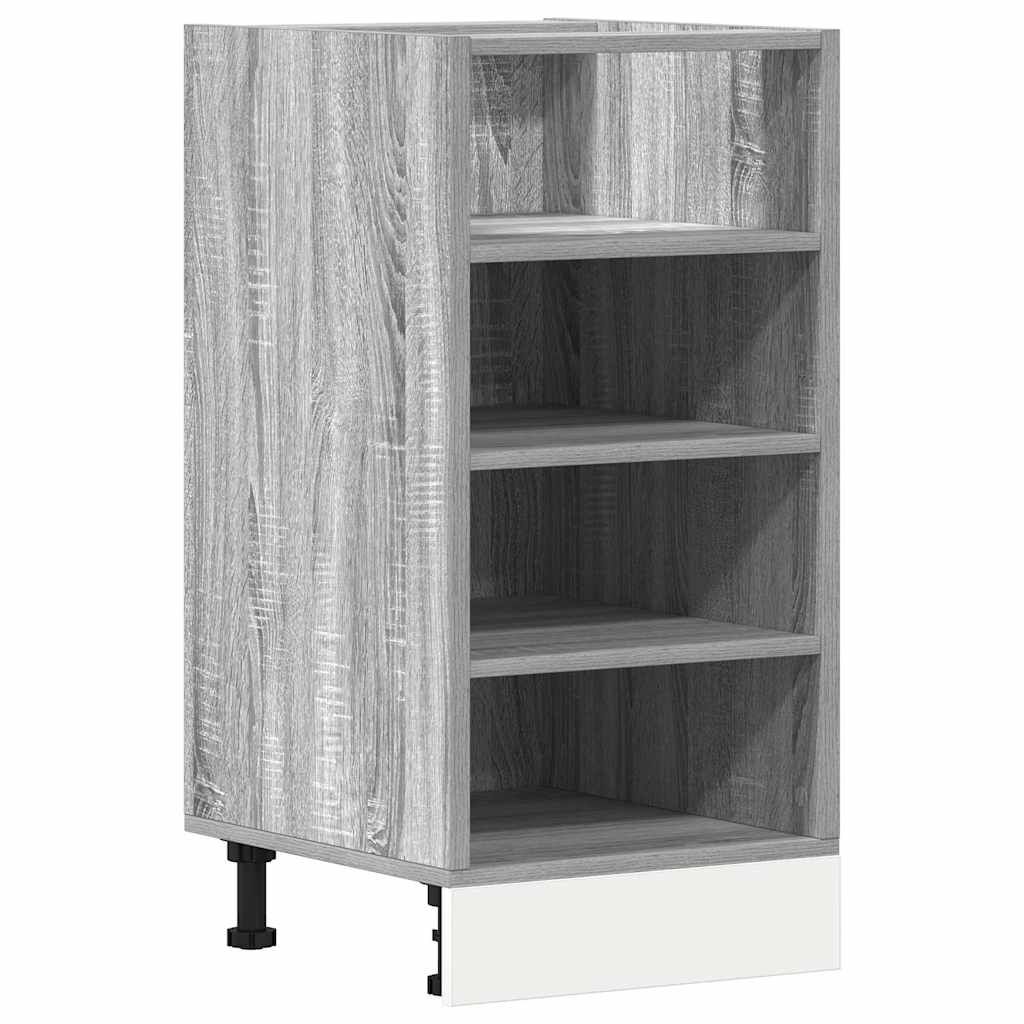 vidaXL Κάτω ντουλάπι Riga γκρι Sonoma 40x44,5x81,5 cm