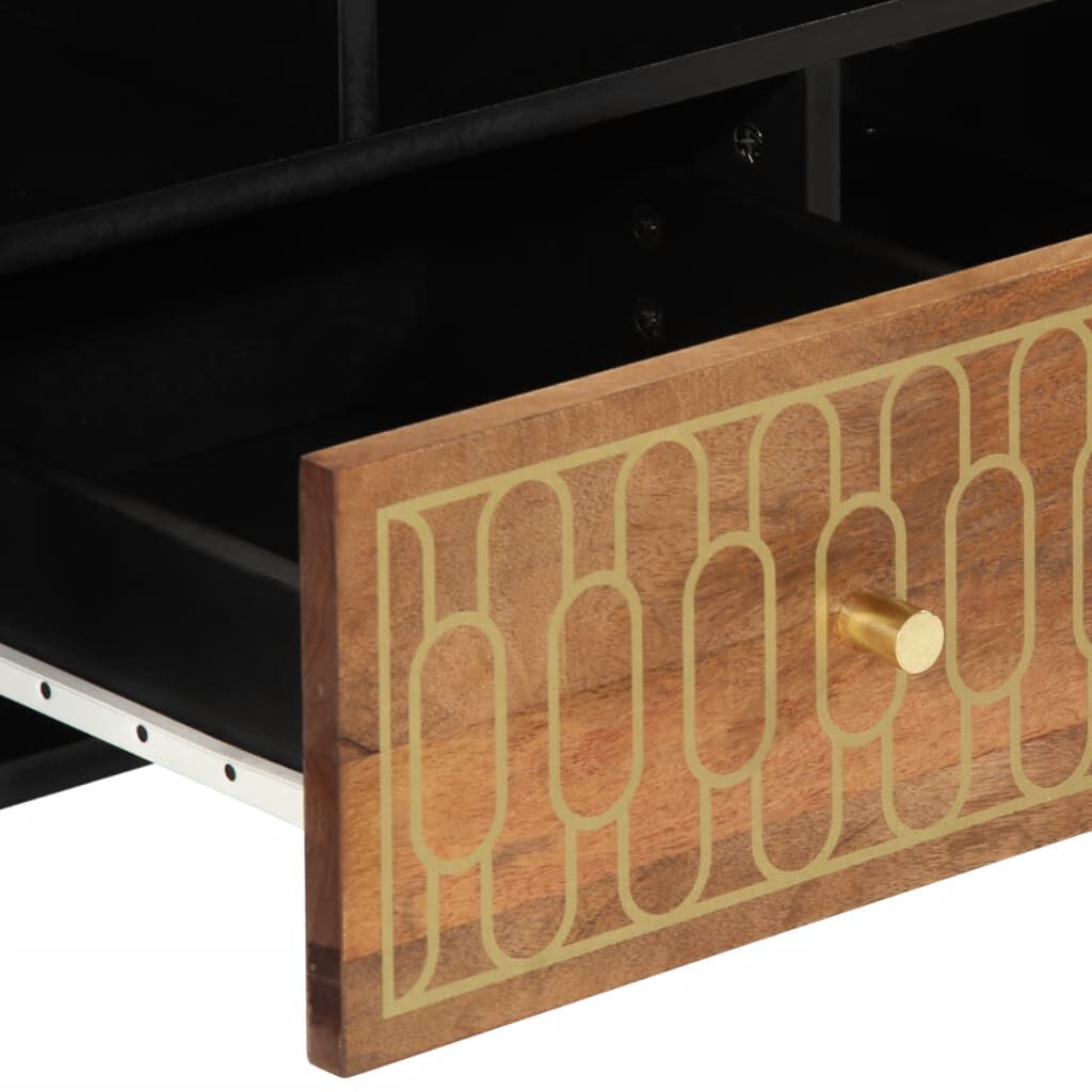 vidaXL Έπιπλο Τηλεόρασης 100 x 33 x 46 εκ. από Μασίφ Ξύλο Μάνγκο